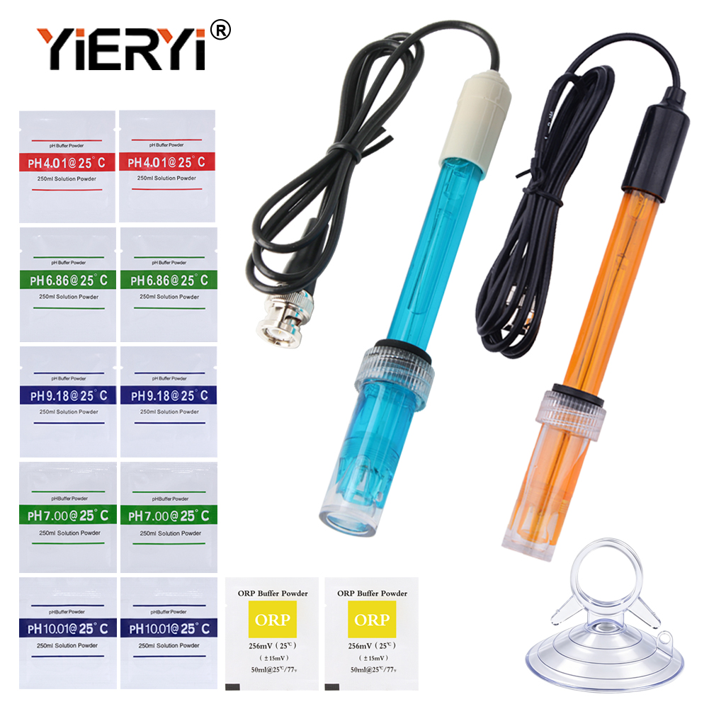 Marine Aquarium Par Meter - Yieryi Ph‑201 & ORP‑101 Elektrodensonden-Set, 2