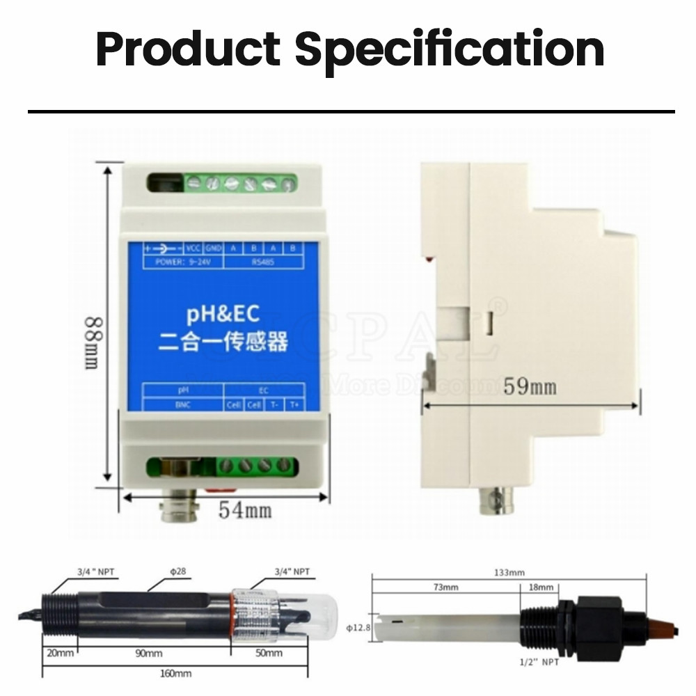 DIN-Schiene Typ PH EC Kunststo – Marine Aquarium Par Meter Bewertung und Preis