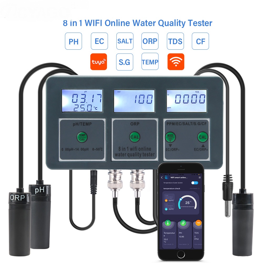 Tuya WiFi Digital PH ORP TDS E – Marine Aquarium Par Meter Bewertung und Preis