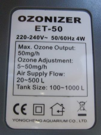 Weipro ET50 ET100 ET200 Ozon-O – Marine Aquarium Ozone Generator Bewertung und Preis
