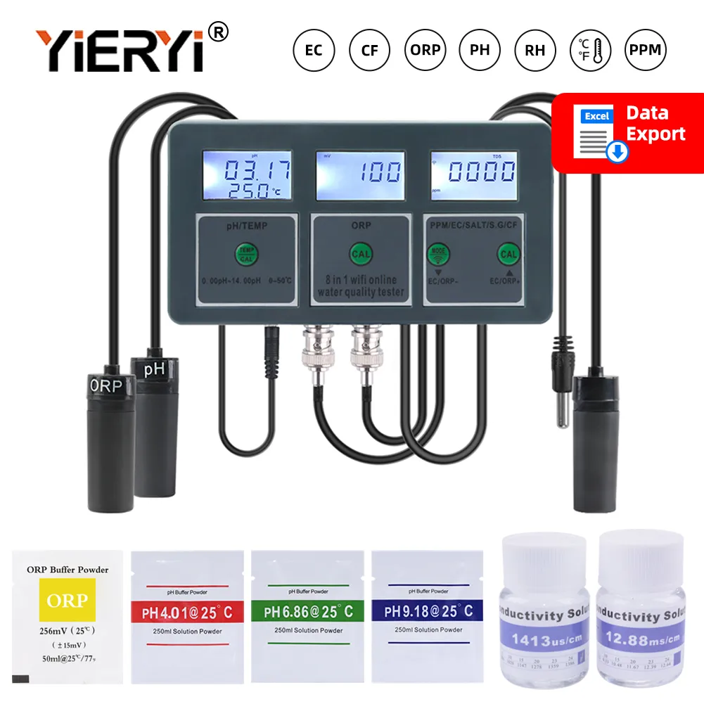 Yieryi wifi tuya smart 8 in 1  – Marine Aquarium Par Meter Bewertung und Preis